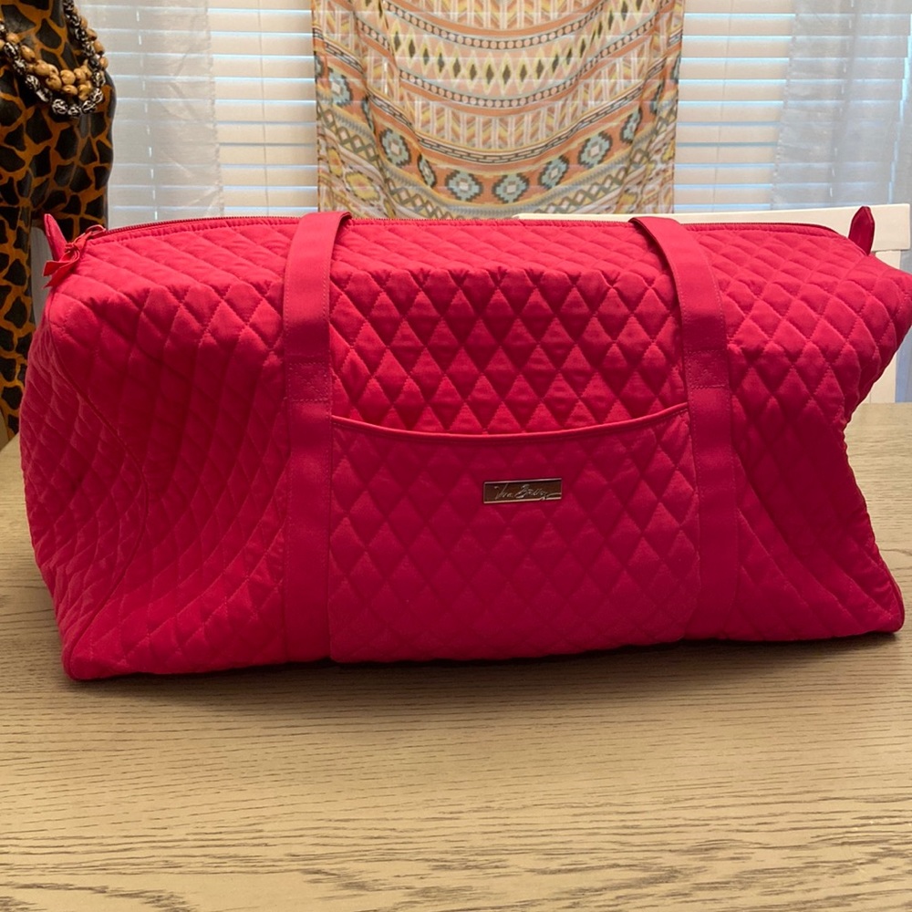Large Travel Vera Bradley Duffle Bag